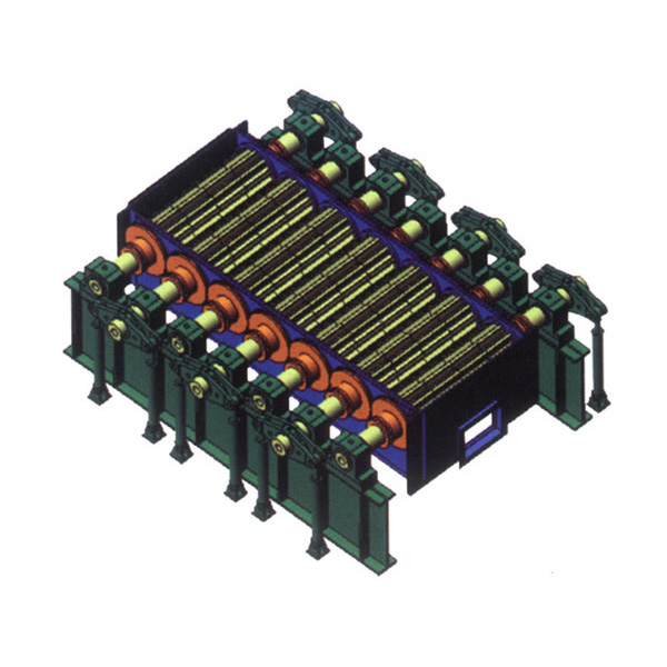Toothed roller unloader